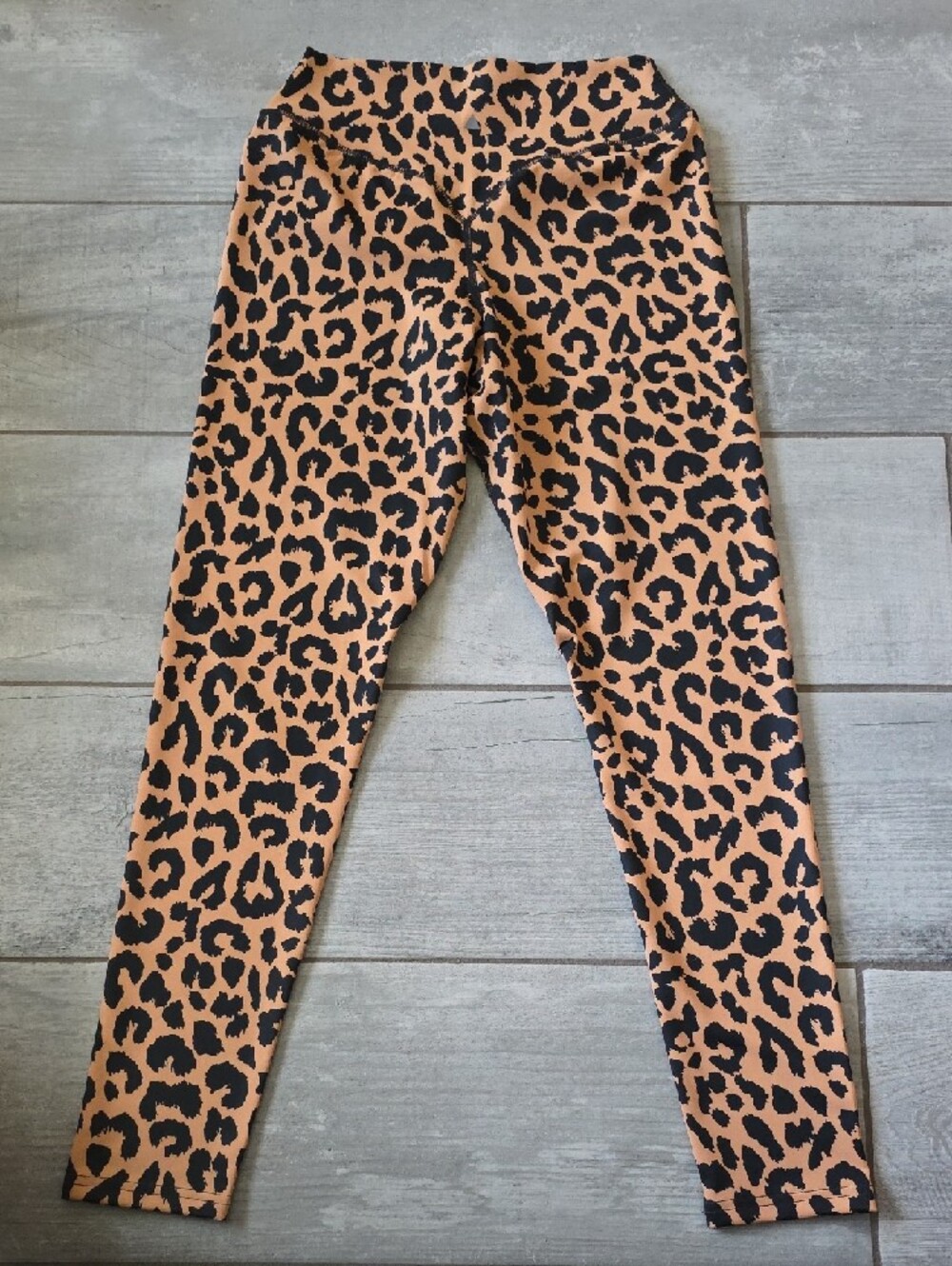 NWOT Balance/Vitality King Cheetah Ascend Leggings - Black on Tan - Picture 2 of 10